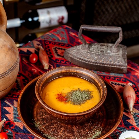 lentil soup with dried herbs